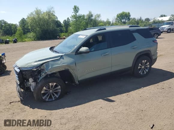 ✅ 2025 Chevrolet Equinox FWD LT • VIN: 3GNAXHEG3SL269840 • Lot: 63279155. Wystawiony na Copart z przebiegiem 3 439 mil. Bezpłatny archiwum sprzedaży aukcyjnych z USA i szczegółowy raport historii pojazdu na DreamBid. Zdjęcie 1.