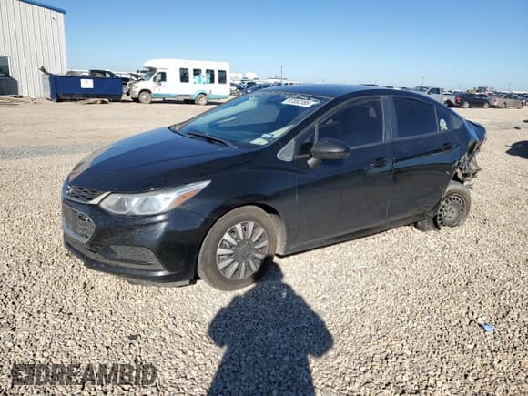 ✅ 2017 Chevrolet Cruze LS • VIN: 1G1BC5SM9H7216972 • Lot: 87053385. Listed on Copart with 163,317 mi. Free auction sales archive from the USA and detailed vehicle history report at DreamBid. Image 1.