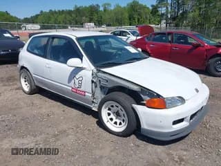 ✅ 1994 Honda Civic CX • VIN: 2HGEH2354RH511254 • Lot: 41996199. Listed on IAAI with 155,547 mi. Free auction sales archive from the USA and detailed vehicle history report at DreamBid. Image 1.