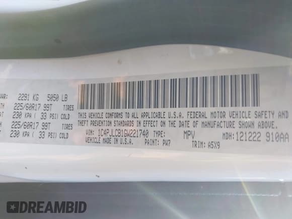 ✅ 2016 Jeep Cherokee Altitude • VIN: 1C4PJLCB1GW221740 • Lot: 43451679. Wystawiony na IAAI z przebiegiem 149 638 mil. Bezpłatny archiwum sprzedaży aukcyjnych z USA i szczegółowy raport historii pojazdu na DreamBid. Zdjęcie 9.