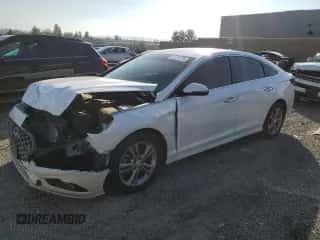 2019 Hyundai Sonata Sport with VIN 5NPE34AF4KH820207, listed as a Copart auction lot 82726775 with 80,599 mi miles and Salvage title. Bid and sale history available at DreamBid. Image 1.