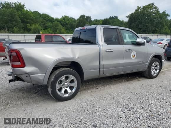 2020 Ram 1500 Laramie with VIN 1C6RREDT2LN270862, listed as a Copart auction lot 61177895 with 58,238 mi miles and Salvage title. Bid and sale history available at DreamBid. Image 3.