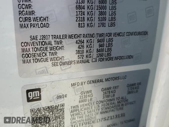 ✅ 2025 GMC Sierra 1500 SLT • VIN: 1GTPHDED7SZ113131 • Лот: 61676255. Опубликован ранее на Copart с пробегом 18 870 миль. Бесплатный доступ к архиву аукционных продаж из США и подробный отчёт об истории автомобиля на DreamBid. Изображение 12.