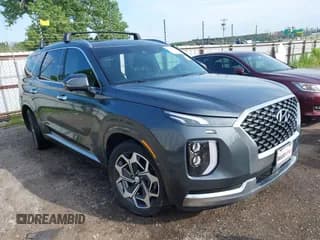 ✅ 2022 Hyundai Palisade Calligraphy • VIN: KM8R7DHE0NU336530 • Лот: 42517487. Опубликован ранее на IAAI с пробегом 25 445 миль. Бесплатный доступ к архиву аукционных продаж из США и подробный отчёт об истории автомобиля на DreamBid. Изображение 1.