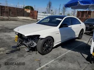 ✅ 2019 Mercedes-Benz S 63 AMG • VIN: WDDUG8JB2KA489435 • Lot: 48577715. Listed on Copart with 43,825 mi. Free auction sales archive from the USA and detailed vehicle history report at DreamBid. Image 1.