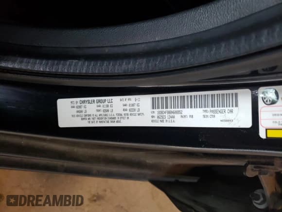 ✅ 2011 Dodge Avenger Express • VIN: 1B3BD4FB8BN608952 • Лот: 54002444. Опубликован ранее на Copart с пробегом 189 850 миль. Бесплатный доступ к архиву аукционных продаж из США и подробный отчёт об истории автомобиля на DreamBid. Изображение 13.
