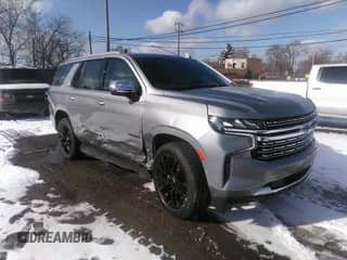 2023 Chevrolet Tahoe Premier z VIN 1GNSKSKD0PR400281, wystawiony jako IAAI lot #41551044 z przebiegiem 38 070 mil mil oraz . Historia ofert i sprzedaży dostępna na DreamBid. Obrazek 1.