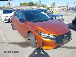 ✅ 2025 Nissan Sentra SR • VIN: 3N1AB8DV1SY252807 • Lot: 43645326. Listed on IAAI with 6,972 mi. Free auction sales archive from the USA and detailed vehicle history report at DreamBid. Image 1.