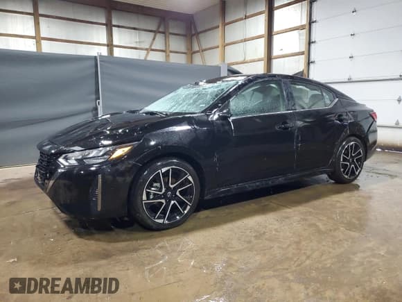 ✅ 2025 Nissan Sentra SR • VIN: 3N1AB8DV2SY267851 • Lot: 59961715. Listed on Copart with 9,955 mi. Free auction sales archive from the USA and detailed vehicle history report at DreamBid. Image 1.