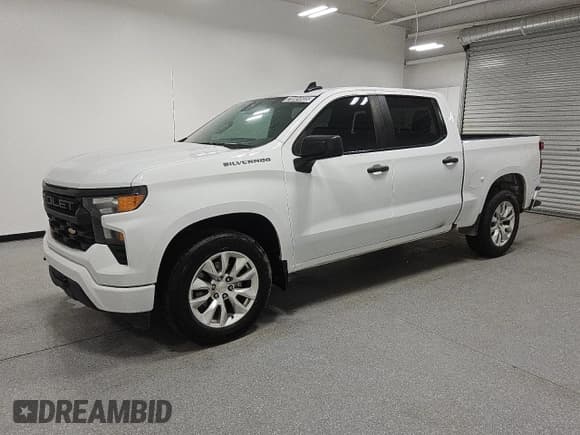 ✅ 2023 Chevrolet Silverado 1500 Custom • VIN: 1GCPABEK6PZ176848 • Lot: 70804605. Listed on Copart with 83,660 mi. Free auction sales archive from the USA and detailed vehicle history report at DreamBid. Image 1.