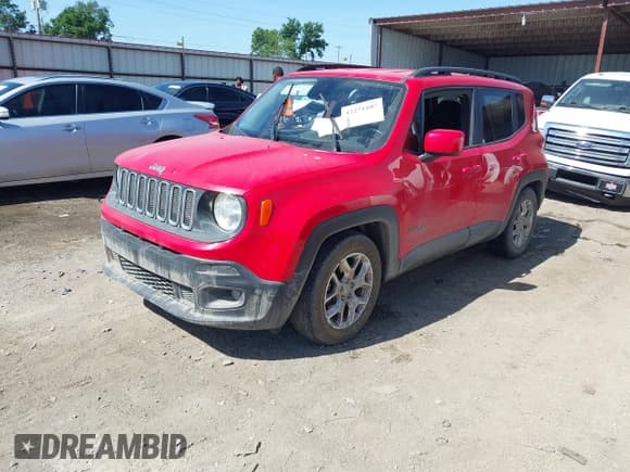 ✅ 2017 Jeep Renegade Latitude • VIN: ZACCJABB9HPG01993 • Lot: 42271107. Listed on IAAI with Not provided. Free auction sales archive from the USA and detailed vehicle history report at DreamBid. Image 16.