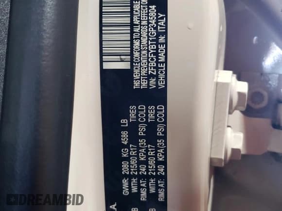 ✅ 2016 FIAT 500X Easy • VIN: ZFBCFYBT1GP345804 • Lot: 91097615. Wystawiony na Copart z przebiegiem 56 487 mil. Bezpłatny archiwum sprzedaży aukcyjnych z USA i szczegółowy raport historii pojazdu na DreamBid. Zdjęcie 13.