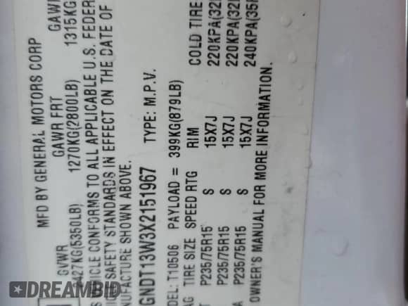 1999 Chevrolet Blazer LS z VIN 1GNDT13W3X2151967, wystawiony jako Copart lot #78264814 z przebiegiem 211 162 mil mil oraz Szkoda całkowita • Salvage title. Historia ofert i sprzedaży dostępna na DreamBid. Obrazek 12.