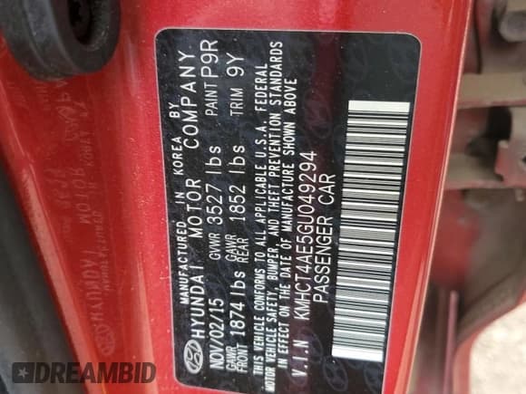 ✅ 2016 Hyundai Accent SE • VIN: KMHCT4AE5GU049294 • Лот: 75571334. Опубликован ранее на Copart с пробегом 118 667 миль. Бесплатный доступ к архиву аукционных продаж из США и подробный отчёт об истории автомобиля на DreamBid. Изображение 12.