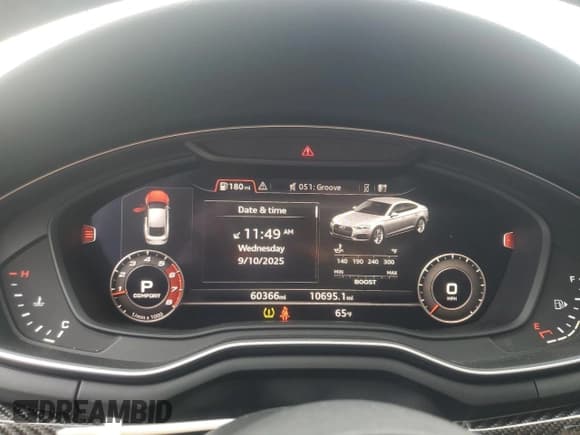 ✅ 2019 Audi RS 5 Sportback • VIN: WUABWCF57KA900759 • Lot: 80226165. Listed on Copart with 60,366 mi. Free auction sales archive from the USA and detailed vehicle history report at DreamBid. Image 9.