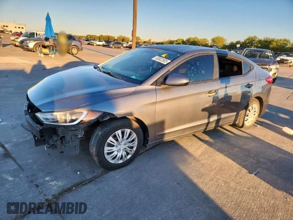 ✅ 2017 Hyundai Elantra SE • VIN: KMHD74LFXHU089595 • Lot: 90802905. Listed on Copart with 123,621 mi. Free auction sales archive from the USA and detailed vehicle history report at DreamBid. Image 1.