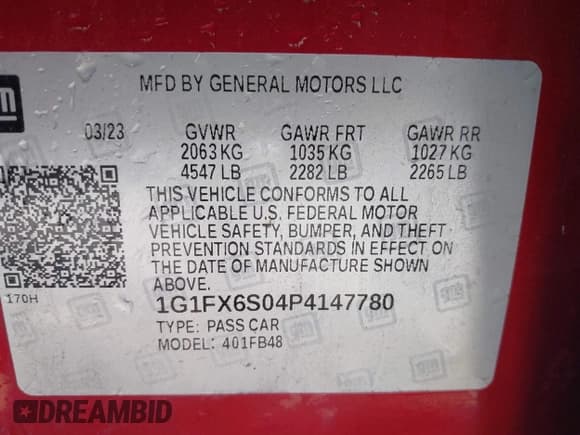 ✅ 2023 Chevrolet Bolt EV 2LT • VIN: 1G1FX6S04P4147780 • Lot: 41629326. Wystawiony na IAAI z przebiegiem 13 341 mil. Bezpłatny archiwum sprzedaży aukcyjnych z USA i szczegółowy raport historii pojazdu na DreamBid. Zdjęcie 9.