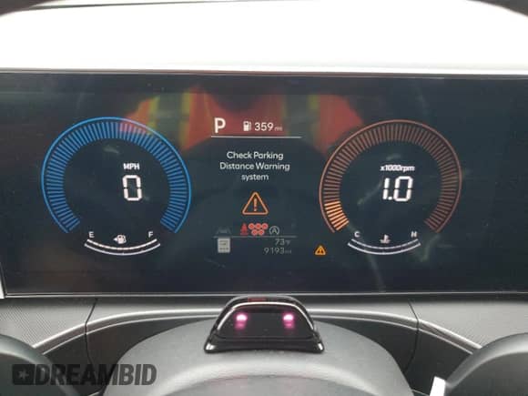 2024 Hyundai Santa Fe SEL с VIN 5NMP24GL7RH049662, выставлен на аукционе Copart как лот 46121775 с пробегом 9 193 миль миль и На запчасти • Non repairable. История ставок и продаж доступна на DreamBid. Изображение 9.