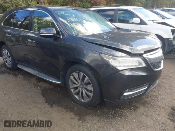 ✅ 2015 Acura MDX Technology • VIN: 5FRYD4H42FB005506 • Lot: 43381254. Wystawiony na IAAI z przebiegiem 224 862 mil. Bezpłatny archiwum sprzedaży aukcyjnych z USA i szczegółowy raport historii pojazdu na DreamBid. Zdjęcie 1.