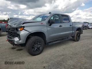 ✅ 2023 Chevrolet Silverado 1500 Custom Trail Boss • VIN: 3GCUDCEDXPG356593 • Lot: 65042405. Wystawiony na Copart z przebiegiem 32 060 mil. Bezpłatny archiwum sprzedaży aukcyjnych z USA i szczegółowy raport historii pojazdu na DreamBid. Zdjęcie 1.