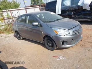 ✅ 2019 Mitsubishi Mirage ES • VIN: ML32F3FJ5KHF16860 • Lot: 43231665. Listed on IAAI with 74,067 mi. Free auction sales archive from the USA and detailed vehicle history report at DreamBid. Image 1.