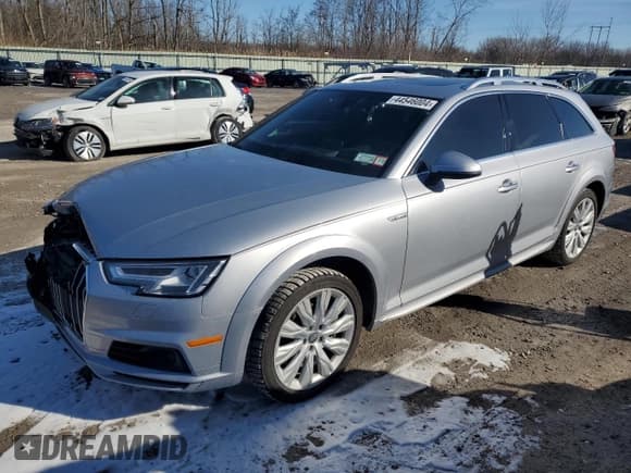 ✅ 2017 Audi allroad A4 Prestige • VIN: WA19NBF41HA144154 • Лот: 44546004. Опубликован ранее на Copart с пробегом 72 332 миль. Бесплатный доступ к архиву аукционных продаж из США и подробный отчёт об истории автомобиля на DreamBid. Изображение 1.