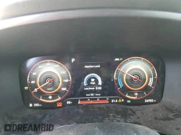 ✅ 2022 Hyundai Santa Fe SEL Convenience • VIN: KM8S6DA2XNU029189 • Lot: 73488262. Listed on Copart with 26,955 mi. Free auction sales archive from the USA and detailed vehicle history report at DreamBid. Image 9.