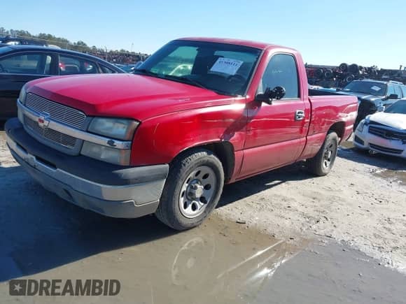 2004 Chevrolet Silverado 1500 Work Truck z VIN 1GCEC14X34Z152656, wystawiony jako IAAI lot #41308111 z przebiegiem Nie podano mil oraz . Historia ofert i sprzedaży dostępna na DreamBid. Obrazek 2.