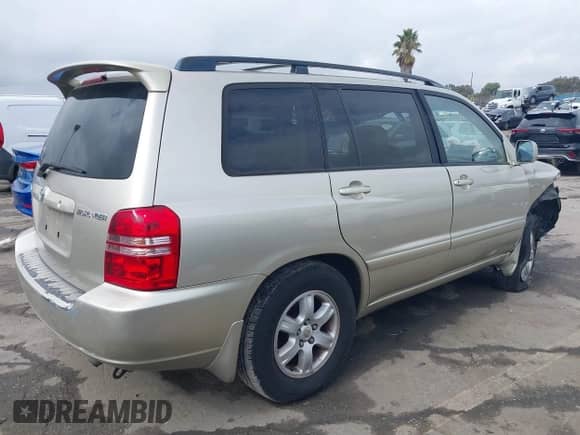 2001 Toyota Highlander z VIN JTEGF21A010014509, wystawiony jako IAAI lot #41512700 z przebiegiem 165 065 mil mil oraz . Historia ofert i sprzedaży dostępna na DreamBid. Obrazek 4.