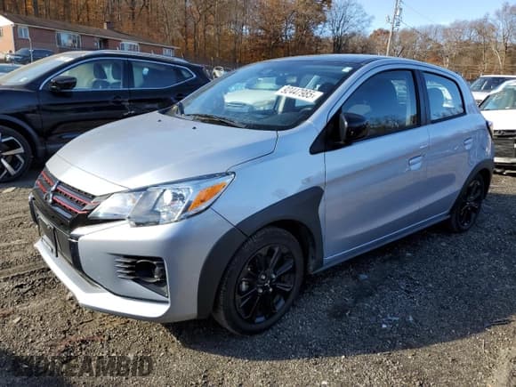 ✅ 2024 Mitsubishi Mirage Black Edition • VIN: ML32AWHJ5RH015746 • Lot: 92447985. Listed on Copart with 17,102 mi. Free auction sales archive from the USA and detailed vehicle history report at DreamBid. Image 1.