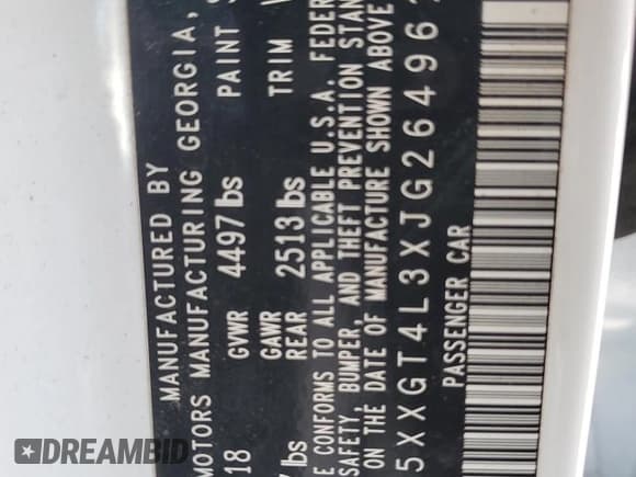 ✅ 2018 Kia Optima LX • VIN: 5XXGT4L3XJG264961 • Lot: 85362765. Wystawiony na Copart z przebiegiem 180 371 mil. Bezpłatny archiwum sprzedaży aukcyjnych z USA i szczegółowy raport historii pojazdu na DreamBid. Zdjęcie 12.