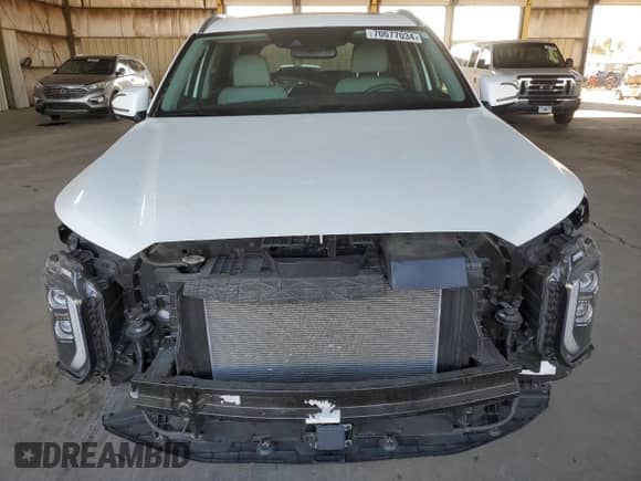 2022 Hyundai Palisade SEL z VIN KM8R44HE7NU476129, wystawiony jako Copart lot #70677034 z przebiegiem 17 564 mil mil oraz Szkoda całkowita • Salvage title. Historia ofert i sprzedaży dostępna na DreamBid. Obrazek 5.