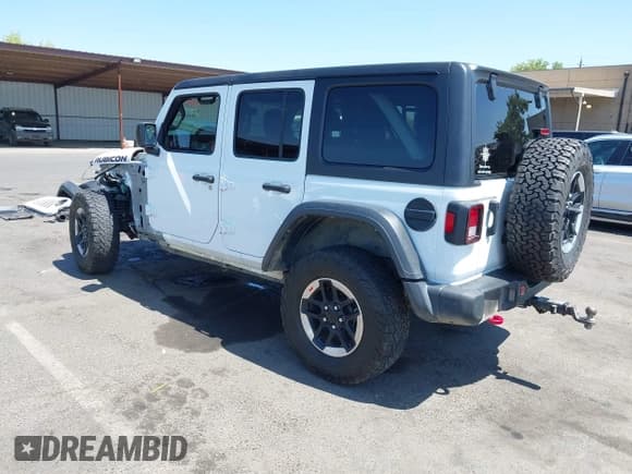 ✅ 2022 Jeep Wrangler Unlimited Rubicon • VIN: 1C4HJXFN3NW175424 • Lot: 42616441. Listed on IAAI with 33,534 mi. Free auction sales archive from the USA and detailed vehicle history report at DreamBid. Image 3.