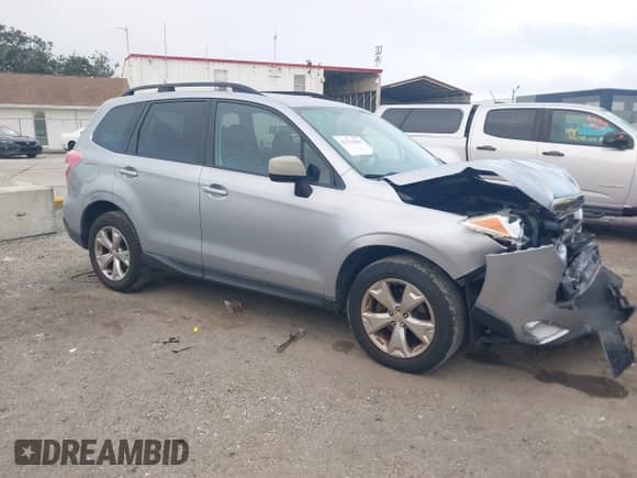 2015 Subaru Forester Premium with VIN JF2SJAFC2FH814174, listed as a IAAI auction lot 43394081 with 149,438 mi miles and . Bid and sale history available at DreamBid. Image 1.