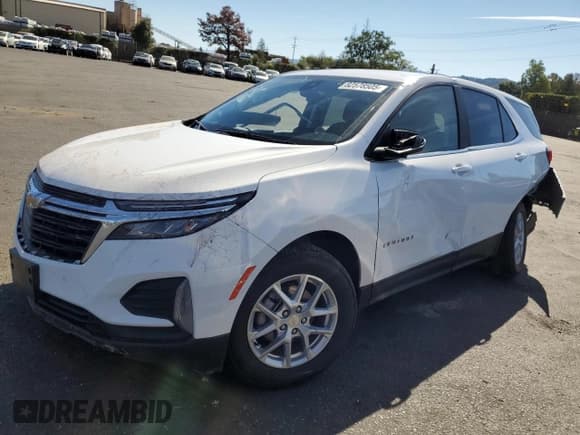 ✅ 2024 Chevrolet Equinox LT • VIN: 3GNAXUEG5RL244022 • Лот: 82578505. Опубликован ранее на Copart с пробегом 27 527 миль. Бесплатный доступ к архиву аукционных продаж из США и подробный отчёт об истории автомобиля на DreamBid. Изображение 1.