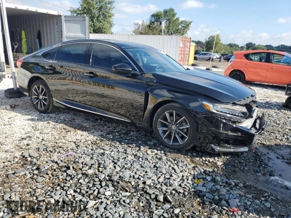 ✅ 2022 Honda Accord EX-L • VIN: 1HGCV1F56NA031442 • Lot: 80859485. Listed on Copart with 35,120 mi. Free auction sales archive from the USA and detailed vehicle history report at DreamBid. Image 4.