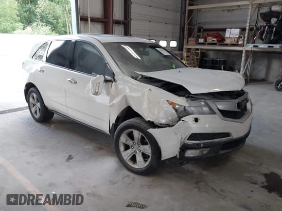 ✅ 2012 Acura MDX • VIN: 2HNYD2H27CH003738 • Lot: 42587671. Listed on IAAI with Not provided. Free auction sales archive from the USA and detailed vehicle history report at DreamBid. Image 1.