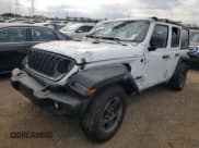 ✅ 2024 Jeep Wrangler Sport S • VIN: 1C4PJXDG9RW210344 • Lot: 85876365. Listed on Copart with 22,562 mi. Free auction sales archive from the USA and detailed vehicle history report at DreamBid. Image 1.