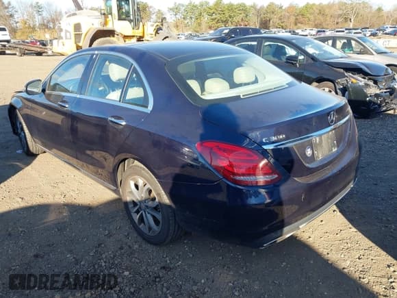 ✅ 2016 Mercedes-Benz C 300 Luxury • VIN: WDDWF4KB6GR139480 • Lot: 43630917. Listed on IAAI with 72,326 mi. Free auction sales archive from the USA and detailed vehicle history report at DreamBid. Image 3.