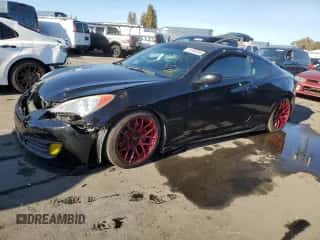 2011 Hyundai Genesis Coupe R-Spec z VIN KMHHT6KD7BU063598, wystawiony jako Copart lot #81197044 z przebiegiem 142 789 mil mil oraz Szkoda całkowita • Salvage title. Historia ofert i sprzedaży dostępna na DreamBid. Obrazek 1.