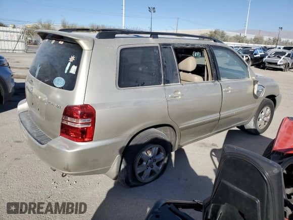 2001 Toyota Highlander с VIN JTEGF21A310020482, выставлен на аукционе Copart как лот 44260765 с пробегом 242 320 миль миль и Списание • Salvage title. История ставок и продаж доступна на DreamBid. Изображение 3.