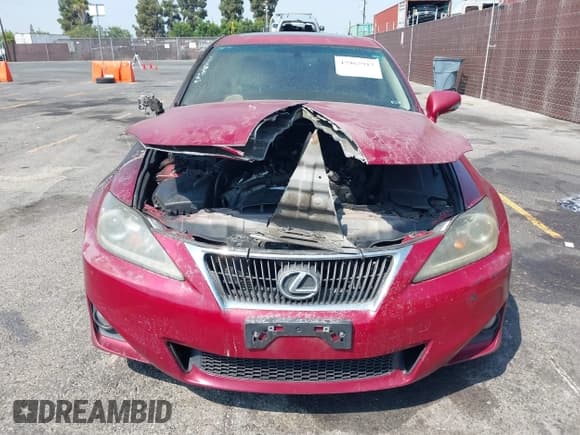 ✅ 2012 Lexus IS 250 • VIN: JTHBF5C21C5175090 • Lot: 42967917. Listed on IAAI with Not provided. Free auction sales archive from the USA and detailed vehicle history report at DreamBid. Image 12.