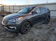 ✅ 2017 Hyundai Santa Fe Ultimate • VIN: 5XYZWDLA7HG483753 • Лот: 40912203. Опубликован ранее на Copart с пробегом 74 356 миль. Бесплатный доступ к архиву аукционных продаж из США и подробный отчёт об истории автомобиля на DreamBid. Изображение 1.