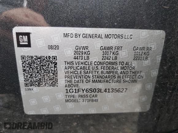 ✅ 2020 Chevrolet Bolt EV LT • VIN: 1G1FY6S03L4135627 • Lot: 73209094. Wystawiony na Copart z przebiegiem 36 657 mil. Bezpłatny archiwum sprzedaży aukcyjnych z USA i szczegółowy raport historii pojazdu na DreamBid. Zdjęcie 14.