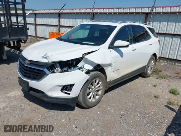 2019 Chevrolet Equinox LT z VIN 3GNAXKEV9KS639500, wystawiony jako IAAI lot #43127552 z przebiegiem 88 592 mil mil oraz . Historia ofert i sprzedaży dostępna na DreamBid. Obrazek 2.