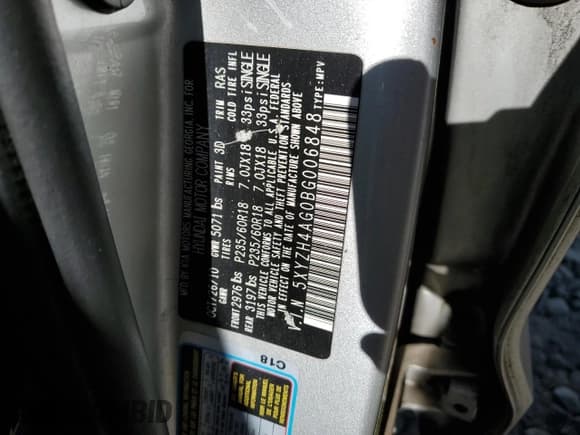 ✅ 2011 Hyundai Santa Fe SE • VIN: 5XYZH4AG0BG006848 • Лот: 76559544. Опубликован ранее на Copart с пробегом 154 630 миль. Бесплатный доступ к архиву аукционных продаж из США и подробный отчёт об истории автомобиля на DreamBid. Изображение 13.