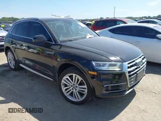 ✅ 2018 Audi Q5 Prestige • VIN: WA1CNAFY1J2089708 • Лот: 42811282. Опубликован ранее на IAAI с пробегом 80 000 миль. Бесплатный доступ к архиву аукционных продаж из США и подробный отчёт об истории автомобиля на DreamBid. Изображение 1.