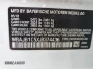 ✅ 2018 BMW 5 Series 530e xDrive • VIN: WBAJB1C5XJB374436 • Lot: 90017335. Wystawiony na Copart z przebiegiem 95 905 mil. Bezpłatny archiwum sprzedaży aukcyjnych z USA i szczegółowy raport historii pojazdu na DreamBid. Zdjęcie 13.