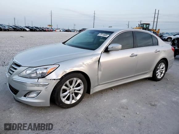 ✅ 2013 Hyundai Genesis 3.8L • VIN: KMHGC4DD8DU254060 • Lot: 57619505. Listed on Copart with 21,210 mi. Free auction sales archive from the USA and detailed vehicle history report at DreamBid. Image 1.