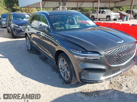 ✅ 2025 Genesis GV70 2.5T • VIN: KMUMADTB6SU216396 • Lot: 43400786. Wystawiony na IAAI z przebiegiem 21 181 mil. Bezpłatny archiwum sprzedaży aukcyjnych z USA i szczegółowy raport historii pojazdu na DreamBid. Zdjęcie 1.
